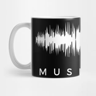 Music Simple Soundwaves Mug